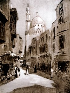 Vecchia strada al sole, Il Cairo, Egitto, 1928