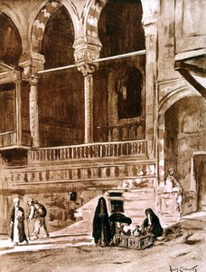 La casa del Qadi beit el-qadi, Il Cairo, Egitto, 1928 da Louis Cabanes
