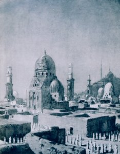 Le tombe dei califfi, Il Cairo, Egitto da Louis Cabanes
