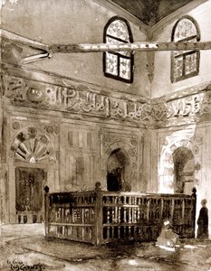 Tomba in una moschea, Il Cairo, Egitto, 1928