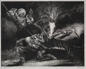 Un attacco di una tigre