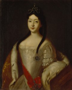 Ritratto della Tsesarevna Anna Petrovna di Russia 1708-1728, figlia dell
