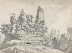 La tomba degli Orazi e Curiazi ad Albano da Louis Chaix