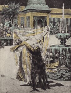 La figlia del Sultano di Babilonia che danza, secondo giorno, settima storia da Louis Chalon