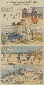 Le guerre coloniali nel XIX secolo, Algeria, Tunisia da Louis Charles (after) Bombled