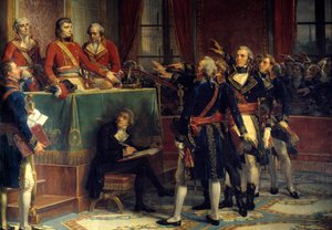 I tre consoli: Bonaparte, Cambaceres e Lebrun ricevono i giuramenti dei presidenti da Louis Charles Auguste Couder