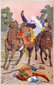 Morte di Gustavo II Adolfo di Svezia da Louis Charles Bombled