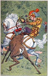 Francesco I a caccia da Louis Charles Bombled