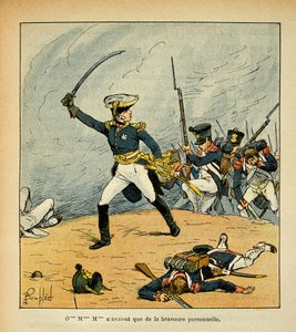 Una carica generale alla testa delle sue truppe, Collezione Privata