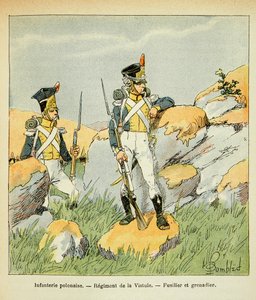 Fanteria polacca; Reggimento della Vistola; fuciliere e granatiere, Collezione Privata