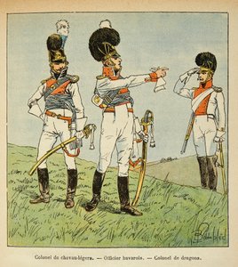 Militari bavaresi: Colonnello di cavalleria leggera; Ufficiale bavarese; Colonnello di dragoni, Collezione Privata