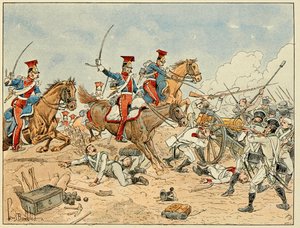 Illustrazione tratta dal libro Gli eroi del secolo, racconti aneddotici di Dick de Lonlay e illustrati da Louis Bombled