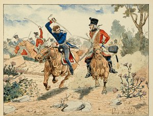 Illustrazione tratta dal libro Gli eroi del secolo, racconti aneddotici di Dick de Lonlay e illustrati da Louis Bombled (1862-1927) da Louis Charles Bombled