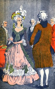 Maria Antonietta e Augeard da Louis Charles Bombled