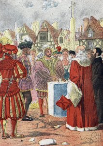 Posa del re di Francia Francesco I della prima pietra dell