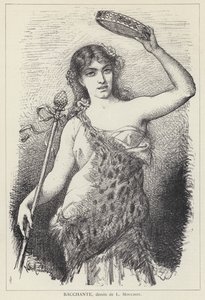 Baccante da Louis Claude Mouchot