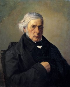 Ritratto del filosofo Victor Cousin da Louis Claude Mouchot