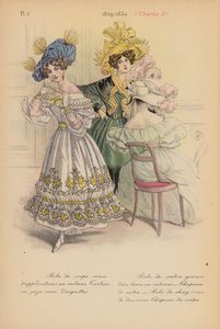 Moda francese: 1829-1830, Carlo X da Louis Colas