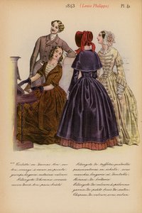 Moda francese: 1843, Luigi Filippo da Louis Colas