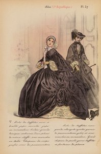 Moda francese: 1850, 2a Repubblica da Louis Colas