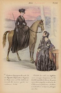 Moda francese: 1853, Napoleone III da Louis Colas