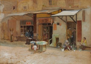 Chinatown, San Francisco, 1908 da Louis Comfort Tiffany