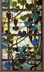 Pannello di vite, c.1902-15 da Louis Comfort Tiffany