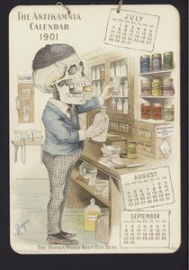 Illustrazione per il Calendario Antikamnia, 1901