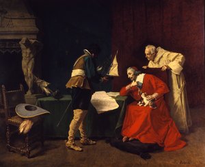 Richelieu studia i piani di attacco per l