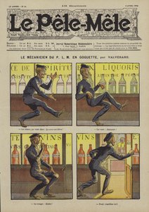 Il meccanico del P.L.M. in goguette. Illustrazione per Le Pele-Mele, 1906
