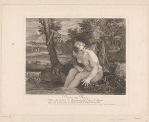 Diana che fa il bagno da Louis Desplaces