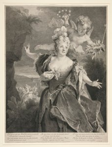 Ritratto di Marie Anne de Chateauneuf (detta Duclos) da Louis Desplaces
