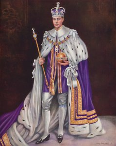 Sua Maestà Re Giorgio VI, 1937 da Louis Dezart