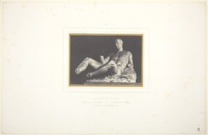 Il Teseo di Fidia/ Frammento dal frontone del Partenone di Atene/ Ora al British Museum da Louis Désiré Blanquart Evrard