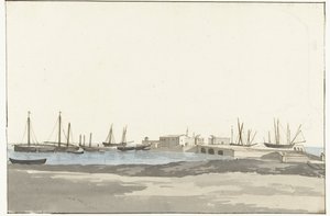 Porto di Barletta con navi