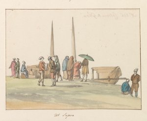 Costume di Gozo (Voyage en Italie, en Sicile et à Malte - 1778) da Louis Ducros