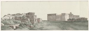 Profilo delle mura interne ed esterne della vecchia città di Manduria (Voyage en Italie, en Sicile et à Malte - 1778)