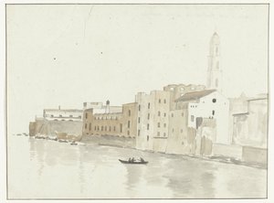 Vista della città di Bari da una finestra della nostra locanda (Voyage en Italie, en Sicile et à Malte - 1778)