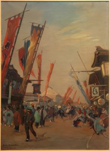Quartiere dei teatri a Yokohama da Louis Dumoulin