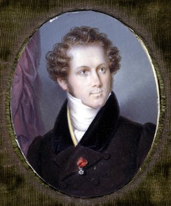 Ritratto di Vincenzo Bellini (1801 - 1835). Miniatura di Dupré. Museo della Scala. Milano da Louis Dupré