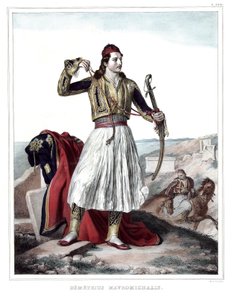 Demetrius Mavromichalis, soldato e patriota greco. in 