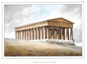 Il tempio di Teseo ad Atene. in 
