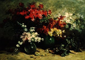 Natura morta di fiori primaverili da Louis Emile Minet