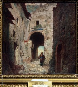 La porta moresca da Louis Eugene Gabriel Isabey