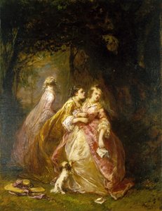 La lettera da Louis Eugene Gabriel Isabey