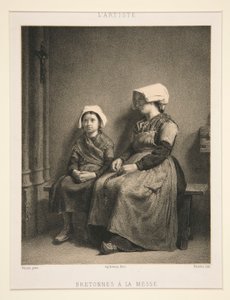 Bretoni alla messa da Louis Eugene Pirodon