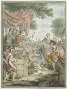 Pompeo fa bruciare le lettere di Sertorio da Louis Fabritius Dubourg