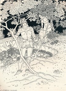 Illustrazione alla Faerie Queene di Spenser. Canto II. Verso 30, c1895 da Louis Fairfax Muckley