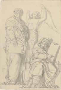 I profeti Osea e Giona da Louis Felix de La Rue after Raphael