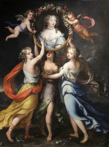 Françoise-Athénaïs de Rochechouart, marchesa di Montespan 1640-1707, seconda metà del XVII sec. da Louis Ferdinand Elle the Younger